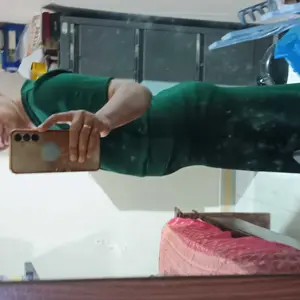 dress scuba Larisa 2203 Korean style midi party kekiniyan V-Neck Kondangan