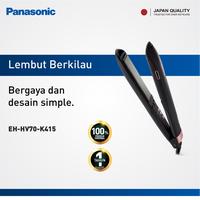 Gambar Panasonic EH-HV70-K415 Hair Straightener Ceramic Plate (Keratin and Coconut Oil Infused) + Volumizer Plate - Black dari Panasonic Indonesia Kota Bekasi 1 Tokopedia