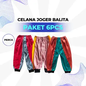 17RIBU DAPAT 6PCS JOGER BALITA PERCA Celana harian anak umur 1 2 3tahun