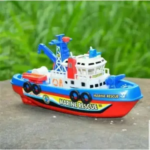 Mainan Perahu Kapal pemadam kebakaran MARINE RESCU