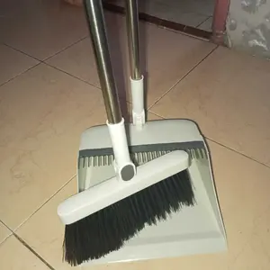 Set Sapu Pengki Pembersih Lantai Broom Set Dustpan Sapu Lipat Kombinasi Pengki Sapu