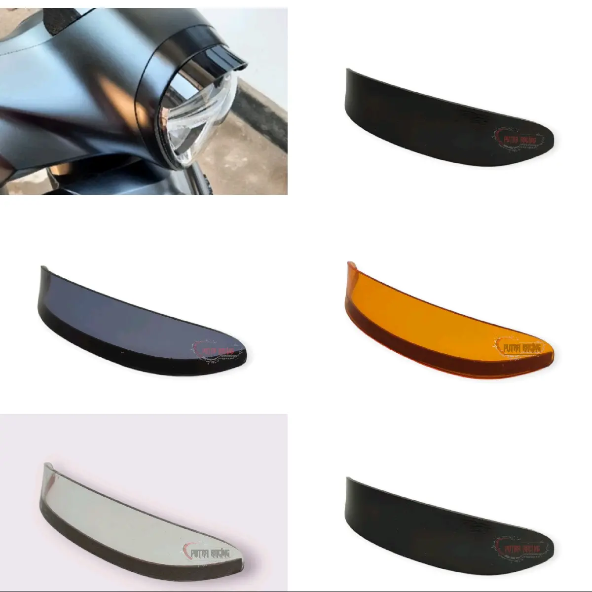 visor lampu depan filano, topi lampu depan filano, pet filano, topi filano