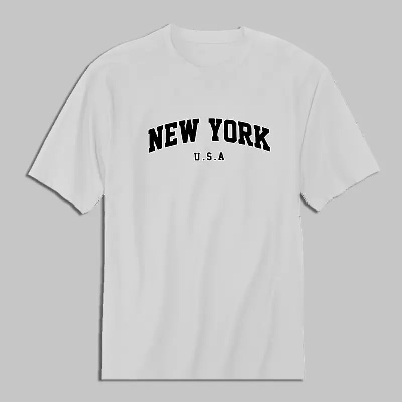 KAOS PRIA MOTIF NEY YORK KAOS DISTRO SABLON DIGITAL,SIZE M,L,XL,XXL Nyaman Tshirt Keren bajudistro Katun Lembut Oblong Atasan Dewasa Simple Unik Panjang Pendek 0