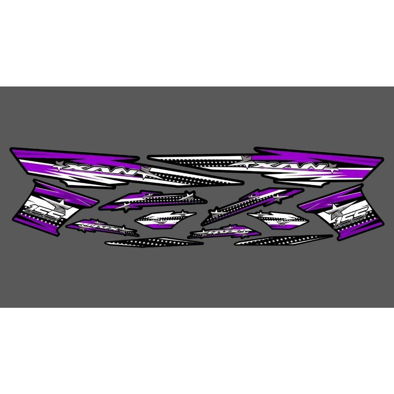 STICKER ALL NEW AEROX CONNECTED NVX 155 HOLOGRAM EDITION DESIGN 1