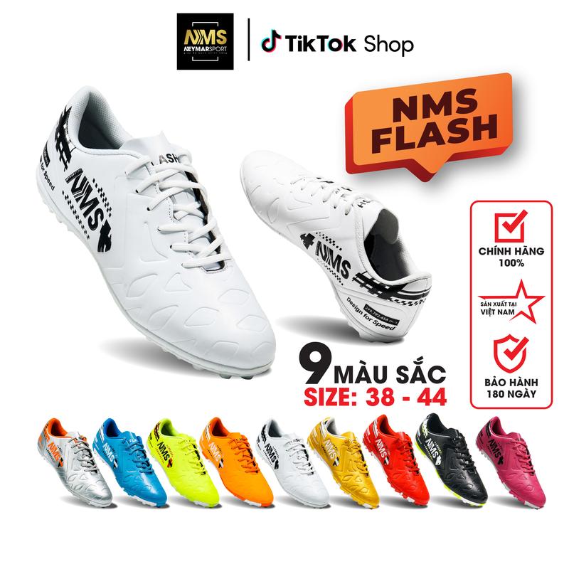 Giày đá bóng NMS FLASH, giày cỏ nhân tạo đế TF, mẫu giày tốc độ