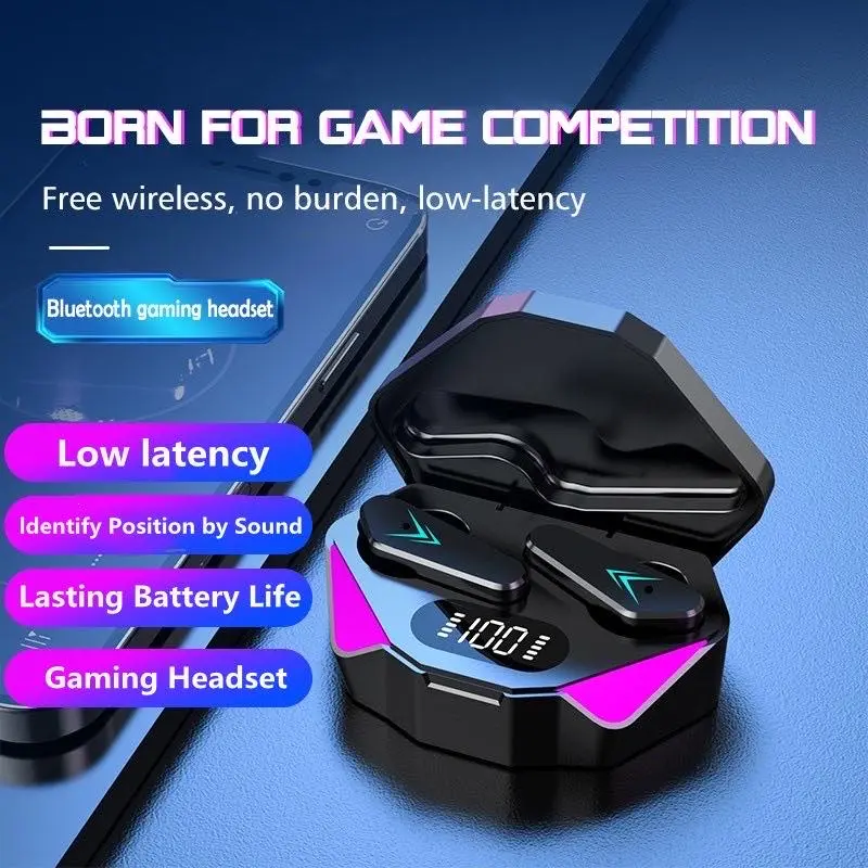 【COD】TWS Gaming T23 (X15) Gaming No Delay Noice Cancelling Earphone Bluetooth Wireless 1