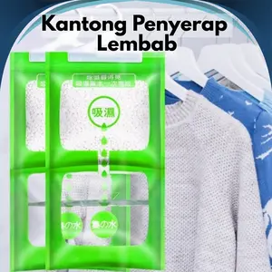 Kantong Penyerap Lembab Anti Jamur dan Bau | Gantungan Serap Lembab Lemari Pakaian Rak Sepatu Tas