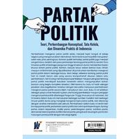 Gambar PARTAI POLITIK Teori, Perkembangan Konseptual, Tata Kelola dan Dinamika Praktis di Indonesia  Penulis: Dimas Subekti, S.I.P., M.I.P. dari tokowawasanilmubms Kota Yogyakarta 2 Tokopedia