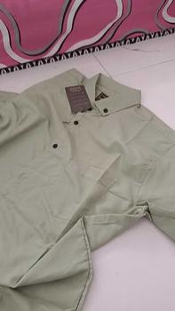 Product Review of Kemeja Hem pria tangan pendek Slimfit baju distro bahan katun  Navy hitam nyaman from E**6 0