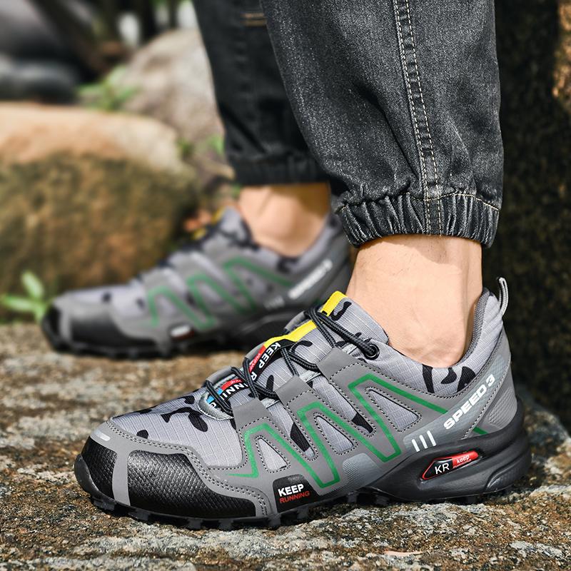 Men's Climbing Trekking Shoes Men Casual Shoes Breathable Wading Sneakers Men Non-Slip Outdoor Hiking Shoes Plus Size 39-48 2