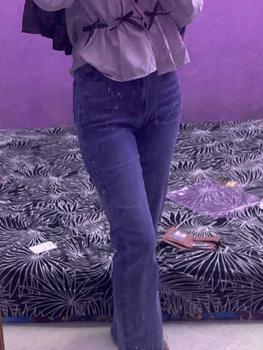 Product Review of Kivi Garment Jeans Cutbray Wanita Highwaist Jeans Cutbray Stylish, Cutbray Denim, Sentuhan Flare Klasik,Celana Wanita, Celana Panjang Stretchy (Melar) from ** ༘** ⋆** v**˚ ༘** ⋆** 1