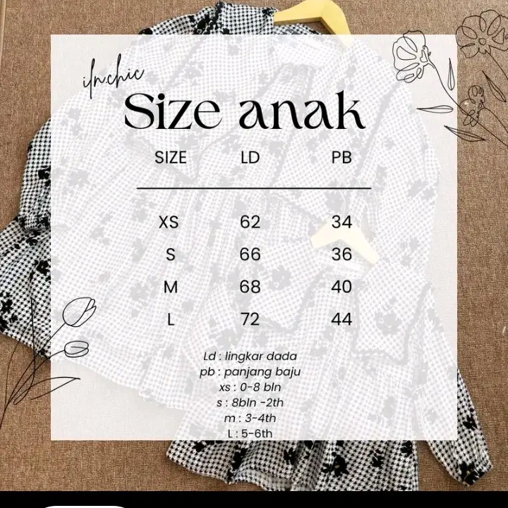 baju kemeja couple ibu dan anak banyak ukuran ny bahan nya Katun 3