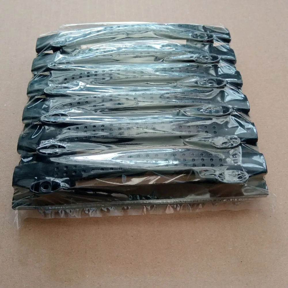 Paket 12 pcs handle pintu lemari pintu laci bahan plastik model bintik Warna Hitam