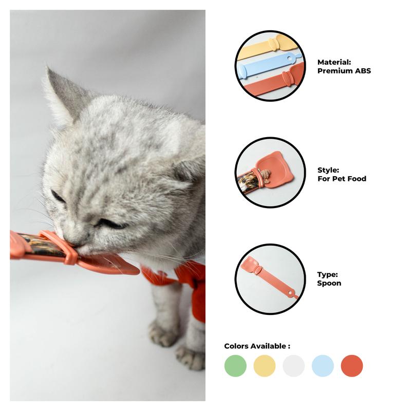 Product Introduction of Sendok Makan Kucing Sendok Snack Makanan Kucing Multi Fungsi - BUKIPET WET TREAT SPOON 26