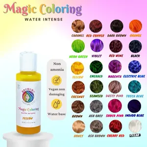 Nayacoo Magic Coloring Water Intense Cat Rambut Nayacoo Non Amonia Vegan Non Damaging Water Base 100 ML