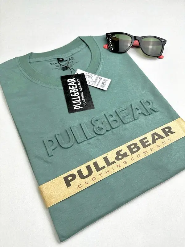 Baju Kaos Oblong Pria T-shrit Pria Lengan Pendek P & B Motif Embos Tebal Timbul Atasan Pria Wanita Unisex Full Tag Bahan Kantun Combed Premium Ukuran M/L/XL Lembut Nyaman Katun Combat Distro Dewasa Panjang Sablon  Polos 1