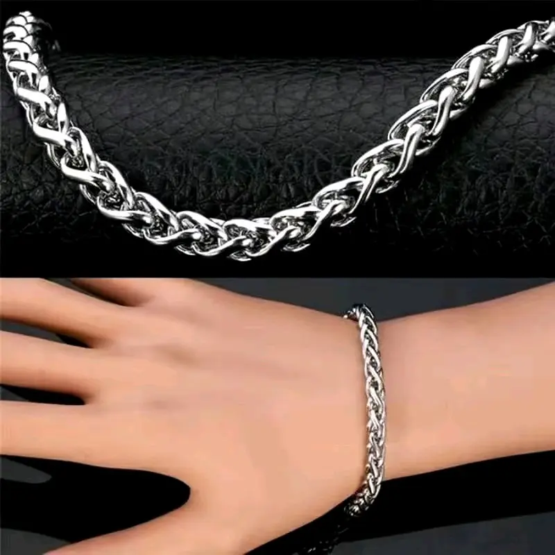 GELANG SISIK NAGA TITANIUM ANTIKARAT DAN ANTI PUDAR RPIA DAN WANITA Bracelets 4