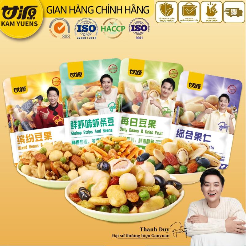 (HSD 05/12) [Mix 4 vị] 30 Gói Hạt Ngũ Cốc Hạt Đậu Tổng Hợp Nhiều Hương Vị Hạt Sấy Giòn Đồ Ăn Vặt Văn Phòng Nuts Food Snack
