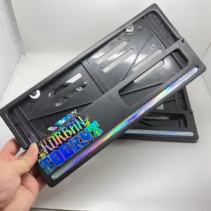 Tempat plat nomor motor depan belakang SPEEDTUNER HOLOGRAM + STIKER HOLOGRAM KORBAN TOBRUT bisa nyala terkena sinar anti air sudah termasuk baut bisa beli 1 biji dan 1 pasang Motorcycle