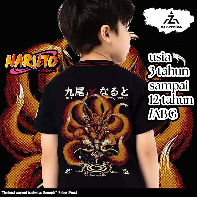 Kaos Naruto Kurama Anak Distro Kids 0