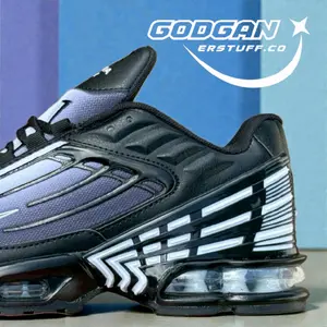 Sepatu Sneakers Olahraga Unisex TNN3 Max Black White | Good Material High Quality