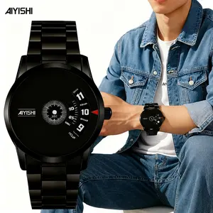 COD “AIYISHI”  Jam tangan pria kuarsa tahan air desain elegan trendi bercahaya, Jam tangan mekanik/Original Asli (Termasuk Garansi Resmi + Kotak Gratis)/Jam tangan mekanik pria premium dial besar otomatis /Jam tangan mekanik/1808G04/live