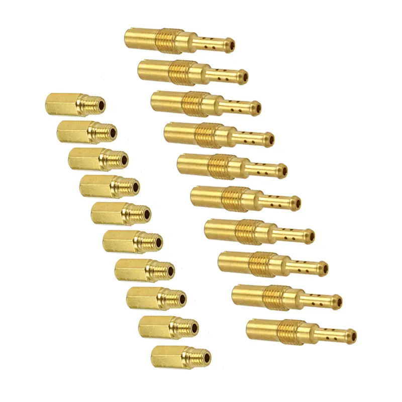 20Pcs/Set Mortorcycle Main Slow/Pilot Jet Scooter For KEIHIN SUDQO PWK PE PWL PWM OKO CVK EVO  Carburetor Main Nozzle 5