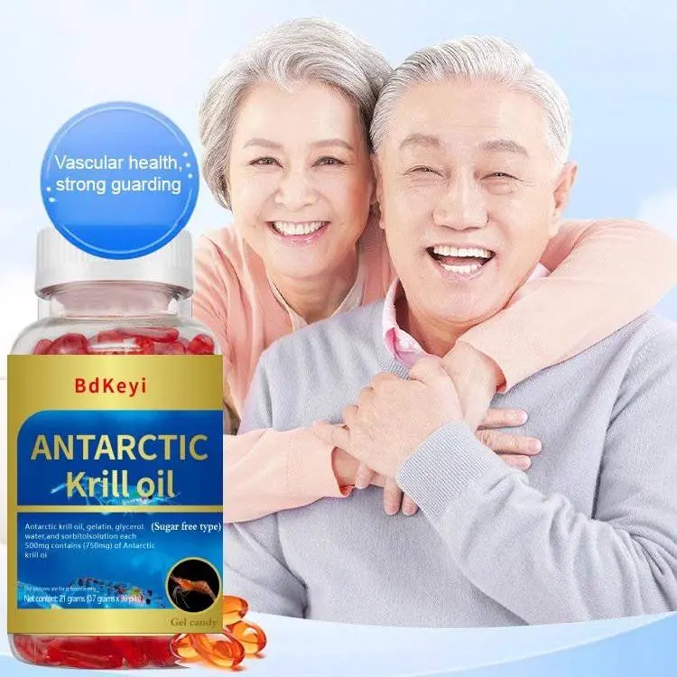 Kapsul Lunak Minyak Krill Antartika, Minyak Ikan Laut Dalam, dan Astaksantin. Mengandung omega-3 dan antioksidan alami, mendukung kesehatan jantung, otak, serta daya tahan tubuh, menjaga vitalitas dan kesehatan secara menyeluruh. 0