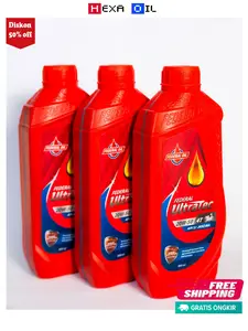 (PAKET 3BOTOL) -OLI ULTRATEC FEDERAL 20W-50 800ML API SJ JASO MA KHUSUS MOTOR BEBEK YAMAHA DAN HONDA DLL