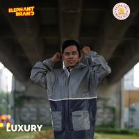 Gambar Elephant Brand Jas Hujan Jaket Celana - Luxury - Jas Hujan Pria dan Wanita - Biru Tua-Silver dari elephantbrand.id Kab. Karanganyar 4 Tokopedia