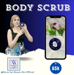 Body Scrub Brightening Parfume Pencerah Pemutih Mengangkat Sel Kulit Mati Menghilangkan daki Mencerahkan Lulur Mandi Hitam Perontok Pria Tubuh Lightening Perawatan Kering