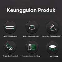 Gambar ISKU Alat Berkebun Set 3 in 1 Sekop Garu Cangkul Mini Taman Baja Karbon Anti Karat Tahan Beban 50KG Gagang Karet Anti Selip Ergonomis Heavy Duty Perlengkapan Kebun Tanaman Hias Bunga Pot - 3 in 1 dari ISKU Official Shop_NEW Kota Administrasi Jakarta Utara 2 Tokopedia