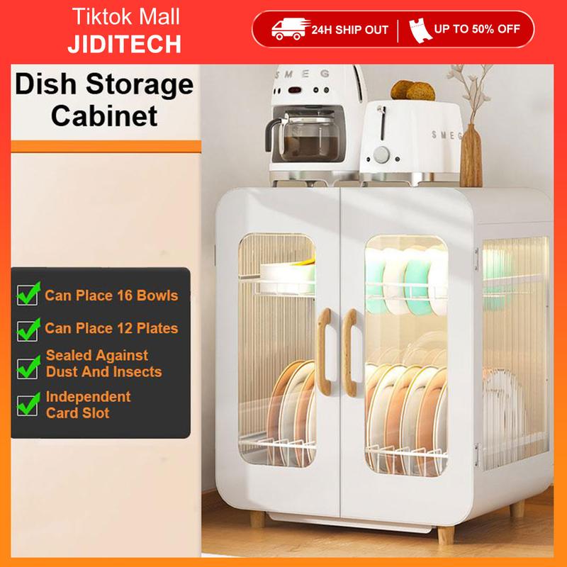 Jiditech 54CM/66CM Dish Rack 2/3-Tier Dish Rack Dish Drainer - TikTok ...