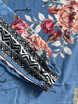 Product Review of Tania Set Syar'i (Gamis & Khimar) Hitam Kain Motif Muslim Panjang Printing from 𝓺**𝓼 𝓣**𝓼 ** 2
