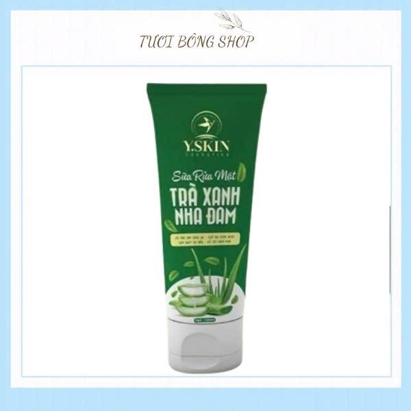  Sữa rửa mặt trà xanh nha đam Yskin skincare nữ 
