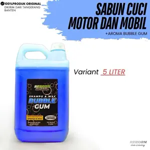 Shampo & Wax Bubble Gum PH7 Balanced Extra Cleaning By Reborn
