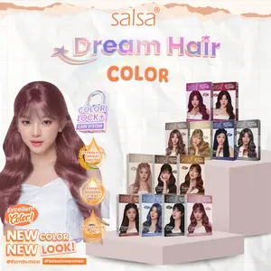 SALSA Dream Hair Color Macadamia Oil - Cat Rambut Pewarna Rambut Permanen Praktis Intens Tahan Lama