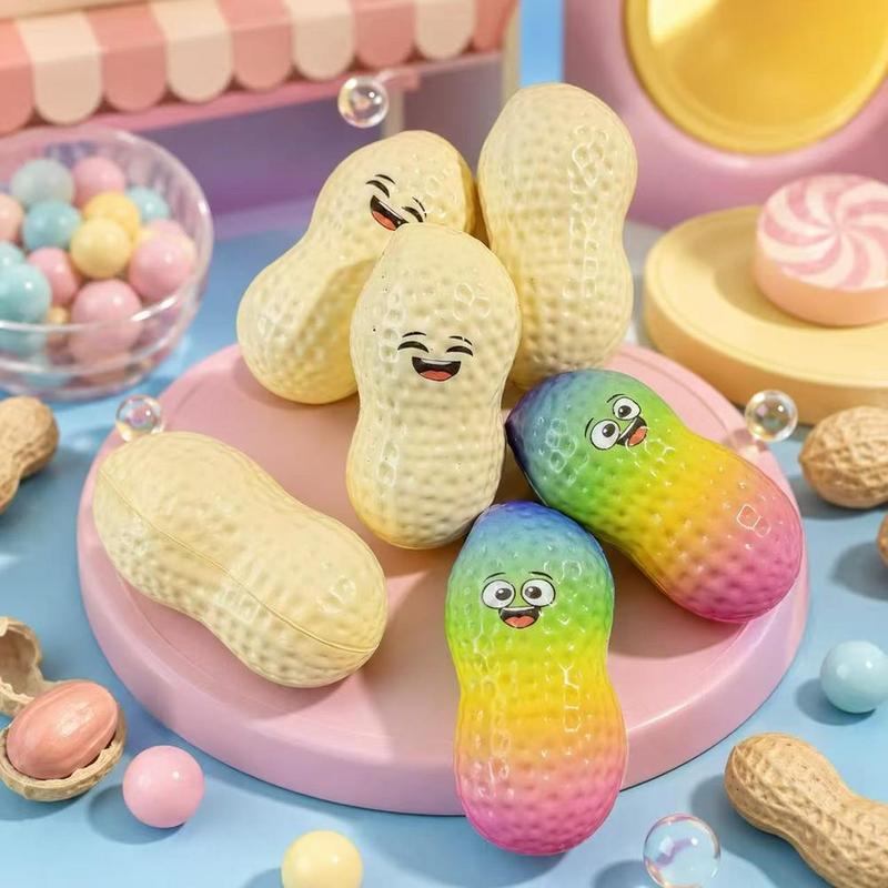 Đồ chơi squishy hình hạt điều mềm, hồi phục chậm, chân thực, giúp giảm căng…