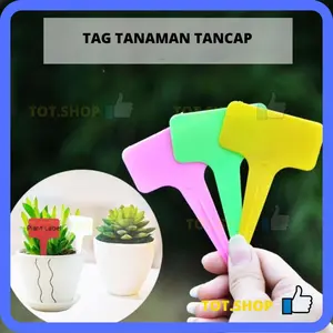 [1-pcs] MODEL TANCAP Label Tanaman Tag Penanda Tanaman Hias Plant Marker Anti Air Model T