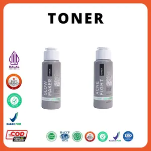 Ms Glow Toner Glow Maker & Acne Fight Original Mencerahkan Wajah Bruntusan Berminyak Berjerawat dengan Mulberry Extract & Licorice Root Extract