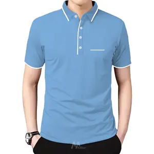 KAOS POLO KERAH DAUN SAKU PENDEK Combed Tebal tshirt pria Wanita Dewasa