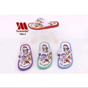 Sendal jepit anak laki-laki/perempuan sandal ank karakter doraemon sandal anak balita