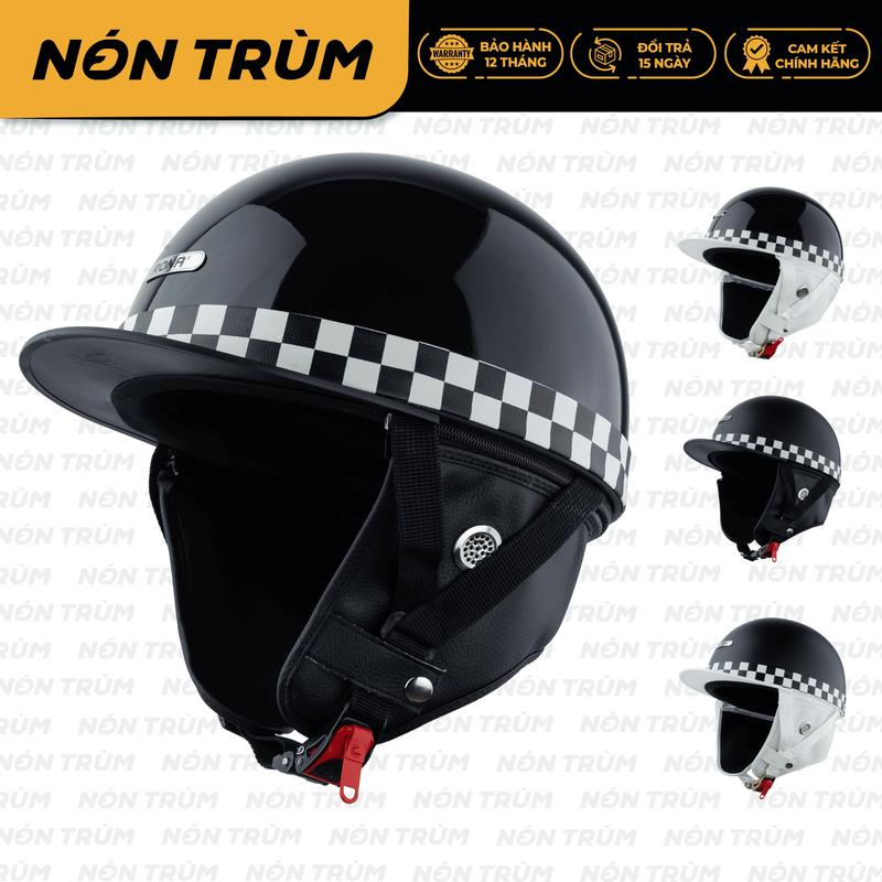 Rona Mũ Bảo Hiểm Nửa Đầu Rona Bosozoku Plus Chính Hãng Phong Cách Nhật Bản Vintage Cho Nam Nữ Đi Xe Máy