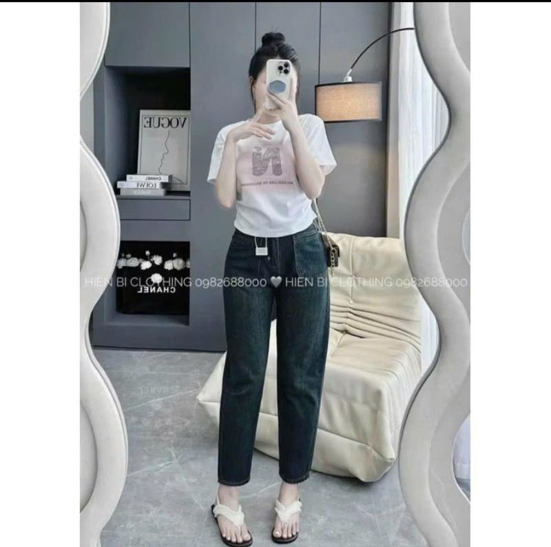 QUẦN JEAN NỮ BAGGY CẠP CAO TÚI CƠI CỰC ĐẸP(Kèm Ảnh Thật Có Sẵn) 2