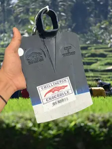 Cangkul Import Cap Crocodile Chilington Pacul Cap Buaya Asli Cangkul Sawah Tebal Kuat Anti Lengket
