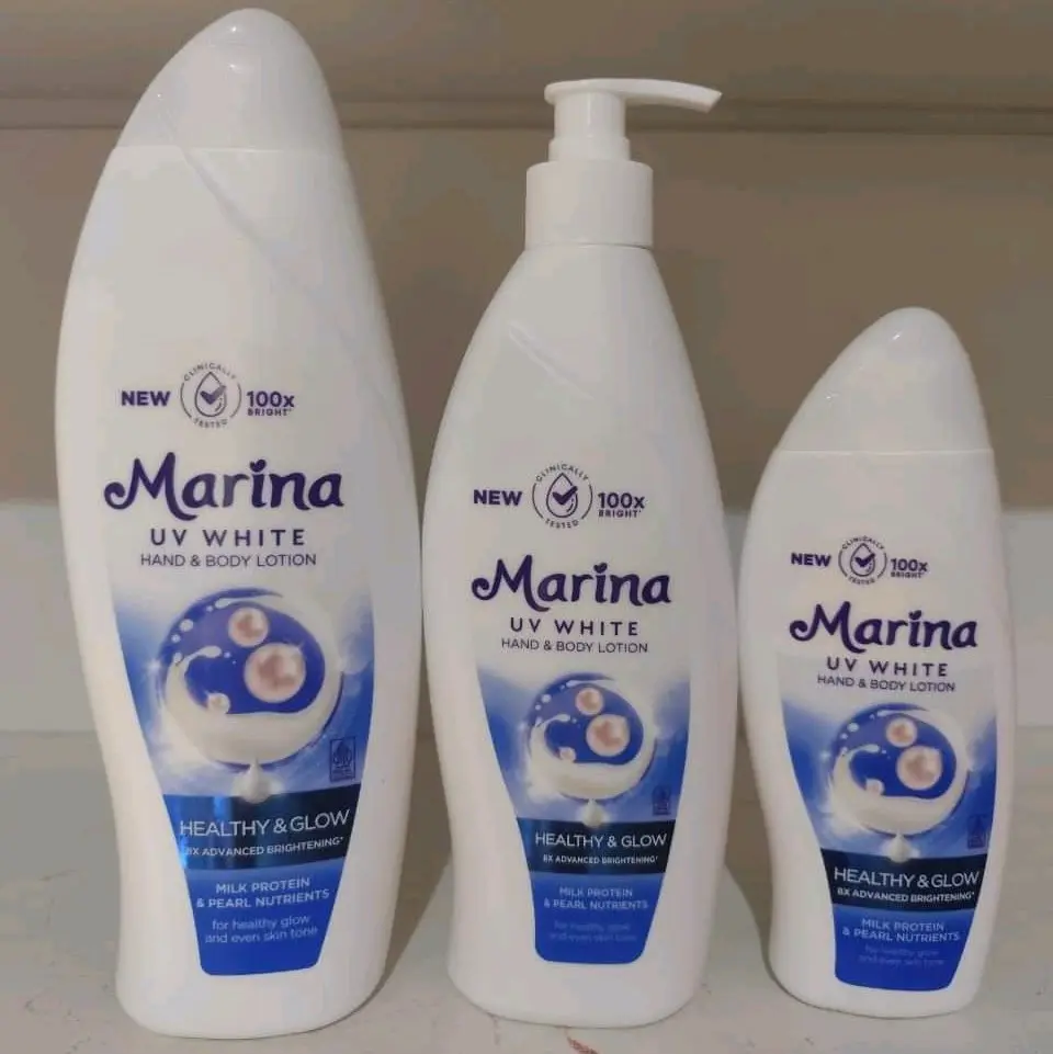 MARINA UV WHITE HEALTHY & GLOW 180ml & 460ml Hand Lotion Pencerah