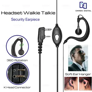 [CDOS] Headset HT Walkie Talkie Earphone FBI Style BAOFENG