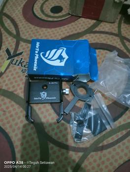 Product Review of ( FULLSET ) Holder Motor MoTo Phoenix X-50 Pro Full Logam dengan Bracket Extention Spion Motor Phone Holders & Mounts from m**8 0