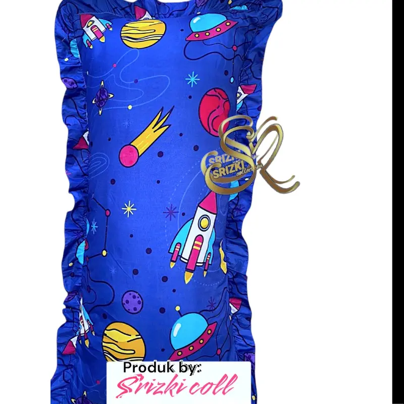 bantal cinta jumbo + sarung  Katun Rumbai uk 50 x 100 cm  empuk nyaman dan tebal FULL SILIKON HCS standar HOTEL Bed 7