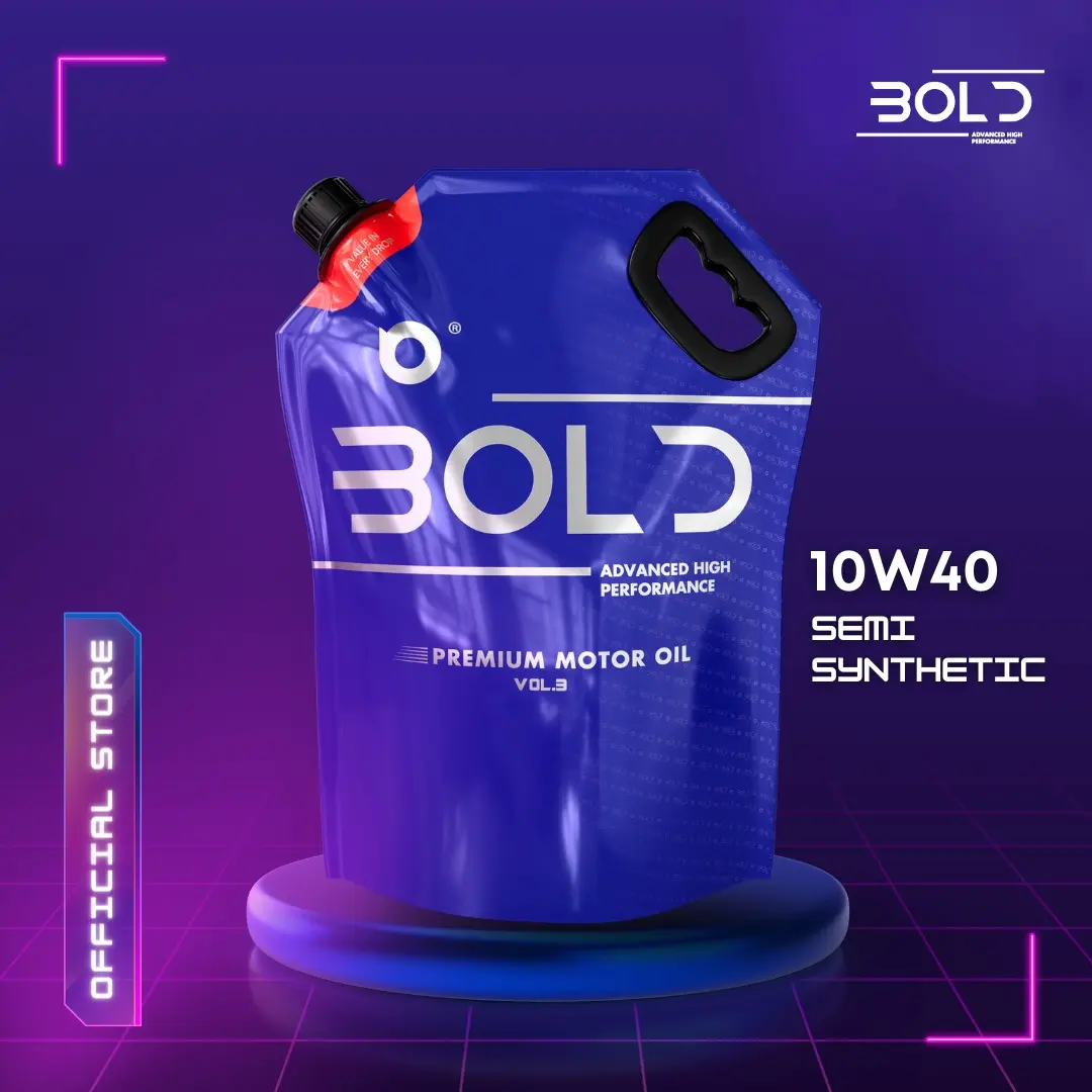 Bold 10w40 4L / 3L Semi Synthetic SP Engine Oil Car Minyak Hitam Enjin Kereta Proton Toyota Honda Perodua